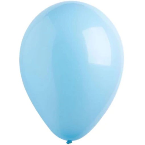 Picture of Pastel Sky Blue balloons 10 inch, 20 pcs
