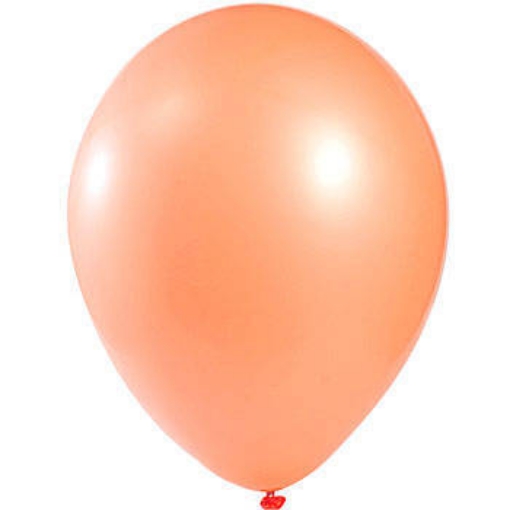 Picture of Pastel Peach Latex balloons 10 inch, 20 pcs