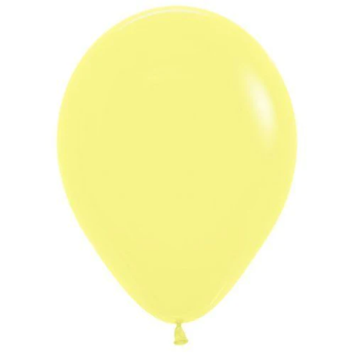 Picture of Pastel Bright Yellow balloons 10 In. 20 Pcs.