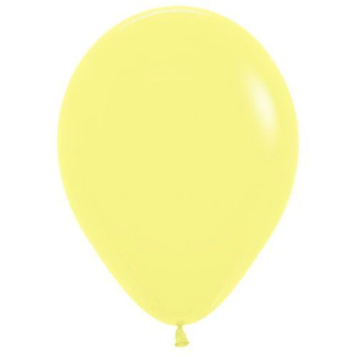 Picture of Pastel Bright Yellow balloons 10 inch, 20 pcs 