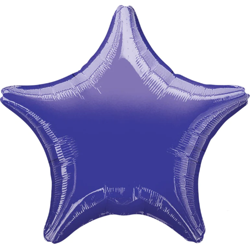Picture of Purple Star Shape Foil Balloon 18 inch