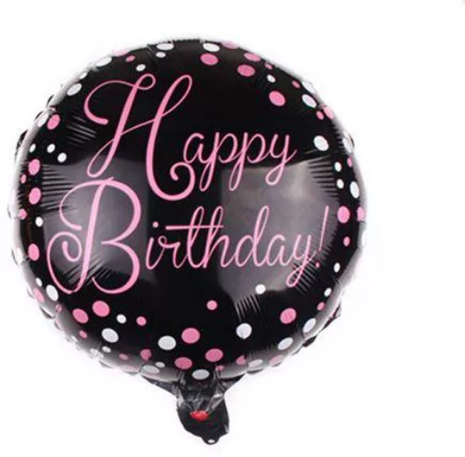 Picture of Happy Birthday Round Foil Balloon 18 In.