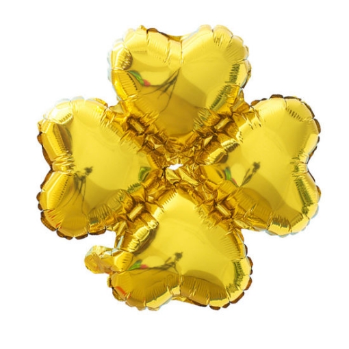 Picture of Golden Flower Shape Foil Balloon 