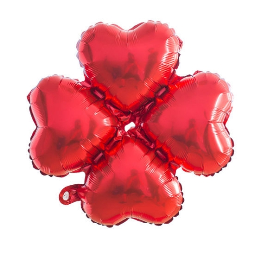 Picture of Red Flower Shape Foil Balloon 