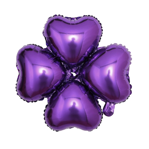 Picture of Purple Flower Shape Foil Balloon 