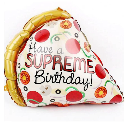 Picture of Pizza Birthday Foil Balloon 