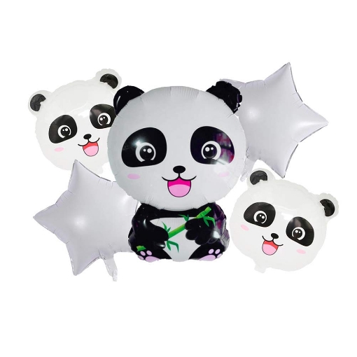 Picture of Panda Balloon Bouquet 5 Pcs Set