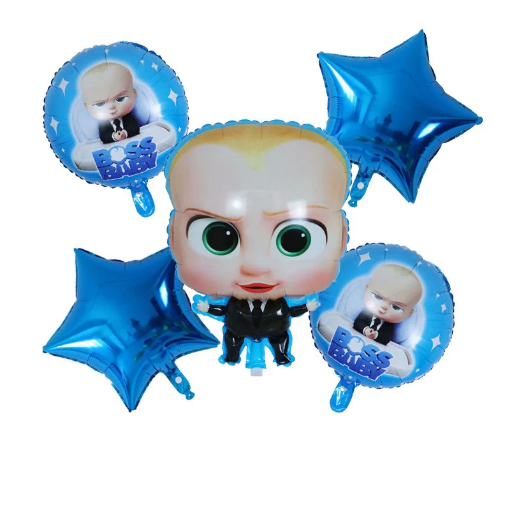 Picture of Boss Baby Balloon Bouqet 5 Pcs Set