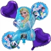 Picture of Frozen Balloon Bouquet 5 Pcs. Set