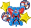 Picture of Superman Balloon Bouquet 5 Pcs. Set