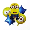 Picture of Minions Balloon Bouquet 5 Pcs. Set