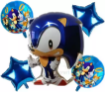 Picture of Sonic The Hedgehog Balloon Bouquet 5 Pcs. Set