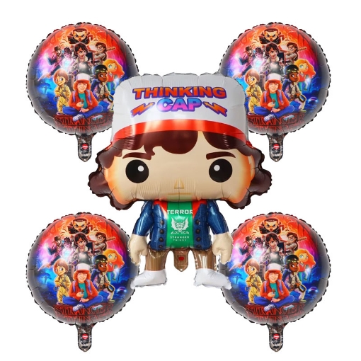 Picture of Stranger Things Balloon Bouquet 5 Pcs Set