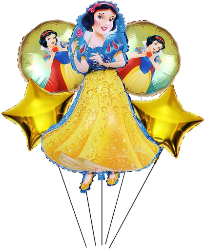 Picture of Disney Princess Balloon Bouquet 5 Pcs Set