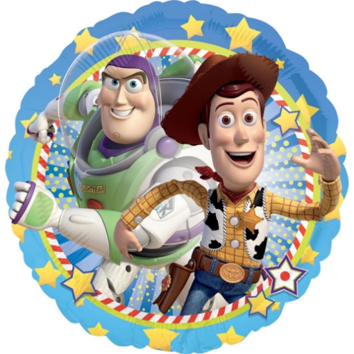 Picture of  Woody & Buzz Round Foil Balloon 