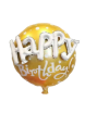 Picture of 3D Happy Birthday Round Shape Foil Balloons