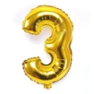 Picture of Golden Number Foil Balloon