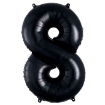 Picture of Black Number Foil Balloons