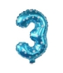 Picture of Blue Stars Number Foil Balloons