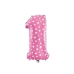 Picture of Pink Heart Numbers Balloons