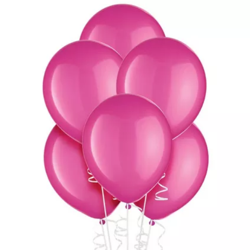 Picture of Bright Pink Latex balloons 10 inch, 20 pcs