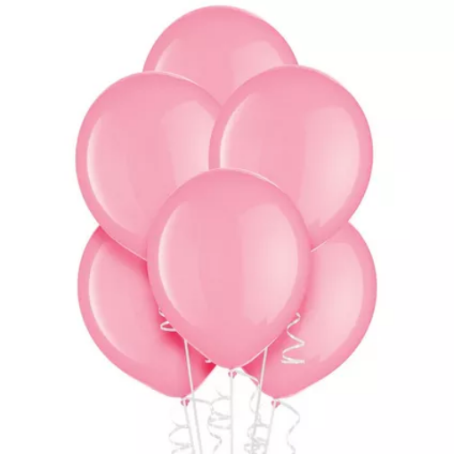 Picture of Baby Pink Latex balloons 10 Inch, 20 pcs