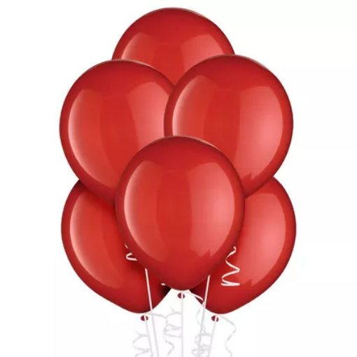 Picture of Apple Red Latex balloons 10 Inch-20 pcs