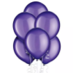 Picture of Shiny Metallic Purple Latex balloons 10 In. 10 Pcs.