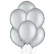 Picture of Shiny Metallic Platinum Silver Latex balloons 10 In. 10 Pcs.