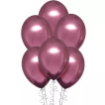 Picture of Shiny Metallic Satine Pink Latex balloons 10 In. 10 Pcs.