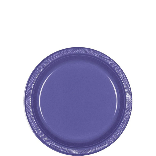 Picture of New Purple Plates 7In, 10Pcs