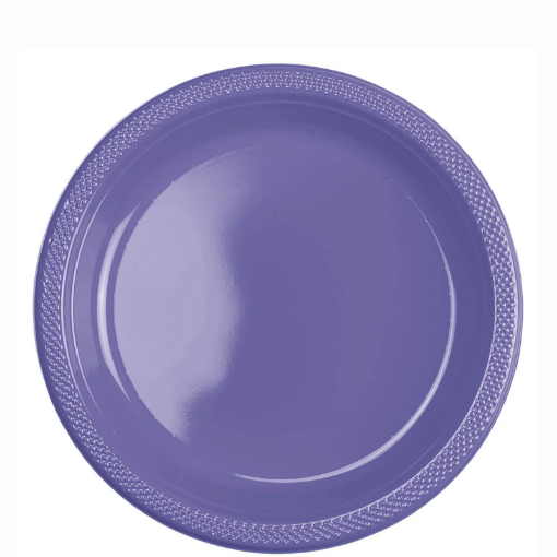 Picture of New Purple Plates 9In, 10Pcs