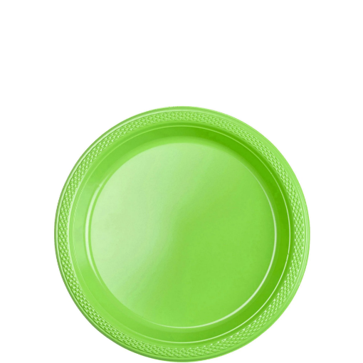 Picture of Kiwi Plastic Plates 7In, 10Pcs