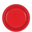 Picture of Apple Red Plastic Plates 10 Pcs.