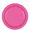 Picture of Bright Pink Plastic Plates 10 Pcs.