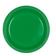 Picture of Festive Green Plastic Plates 10 Pcs.