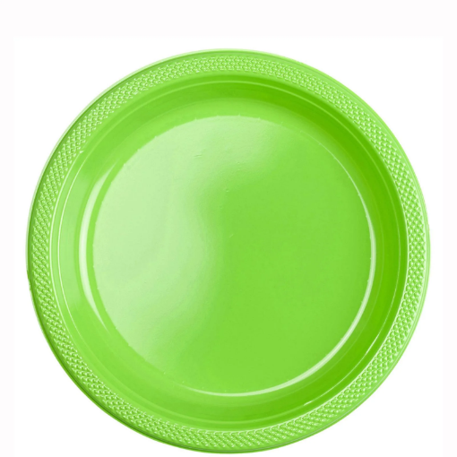 Picture of Kiwi Plastic Plates 9In, 10Pcs