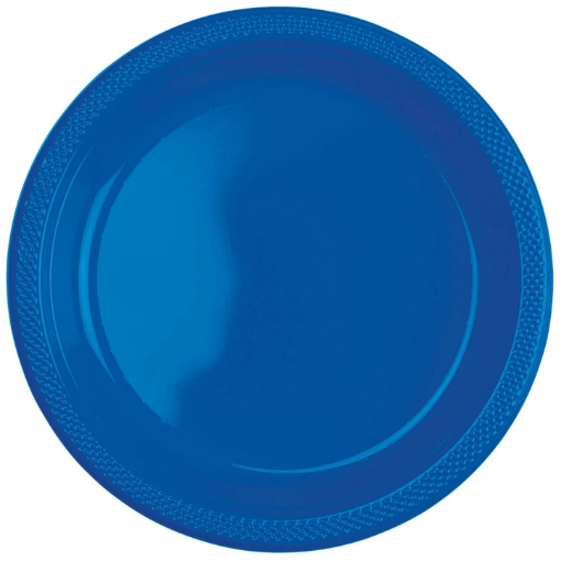 Picture of Bright Royal Blue Plates 9In, 10Pcs