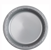 Picture of  Silver Sparkle Plastic Plates 10 Pcs.