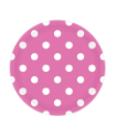 Picture of Bright Pink Dots Paper Plates 10 Pcs.