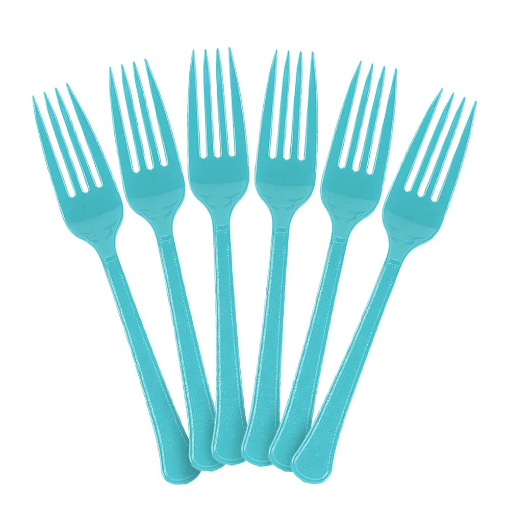 Picture of Caribbean Plastic Forks 24 Pcs