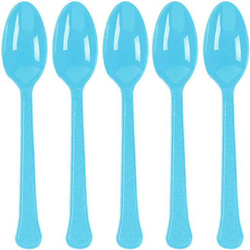 Picture of Caribbean Plastic Spoons 24Pcs
