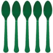 Picture of Festive Green Plastic Spoons 20 Pcs