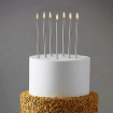 Picture of Silver Pencil Candle For Birthday Cakes