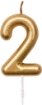 Picture of Golden Mini Number Candle For Birthday Cakes