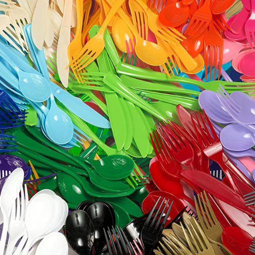 Picture of Assorted Color Cutlery 24 Pcs