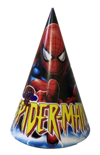 Picture of Spider Man Birthday Caps