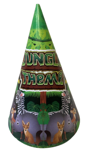 Picture of Jungle Theme Birthday Caps