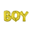 Picture of Boy Metallic Foil Letter Balloons
