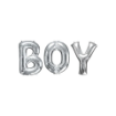 Picture of Boy Metallic Foil Letter Balloons